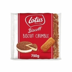 BİSCOFF LOTUS KARAMELİZE BİSKÜVİ KIRINTILARI 750 GR-8 ADET