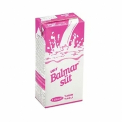 BALMAR YARIM YAĞLI SÜT 1LT