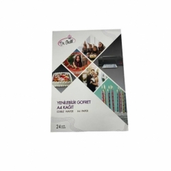 A4 GOFRET RESİM KAĞIDI 1PKT-24AD