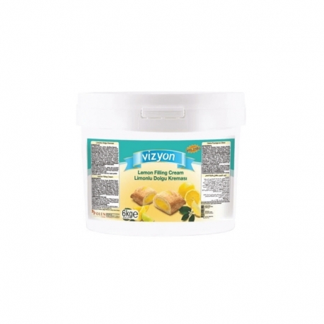 VİZYON DOLGU LİMON KREMASI 6 KG.