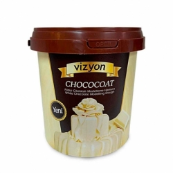 VİZYON ÇİKOLATA HAMURU BEYAZ 1KG