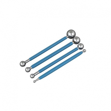 TOP UÇLU METAL MARZİPAN SET