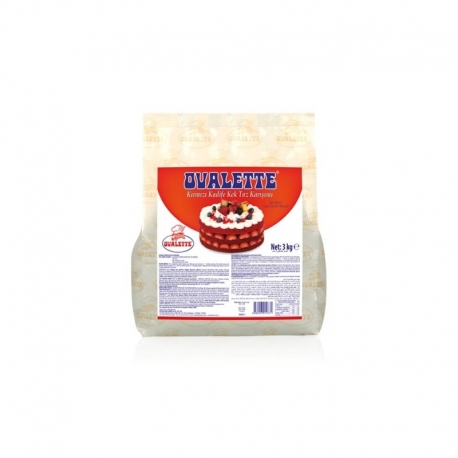 OVALETTE KIRMIZI VELVET 3 KG
