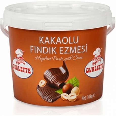 OVALETTE KAKAOLU FINDIK EZMESİ 10 KG