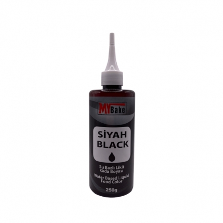 MY BAKE SIVI GIDA BOYASI SİYAH 250 ML