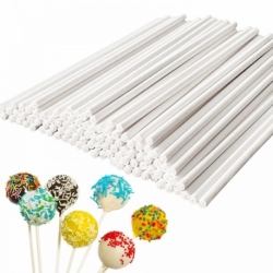 LOLİPOP ÇUBUĞU 15 CM LİK BEYAZ 100 AD