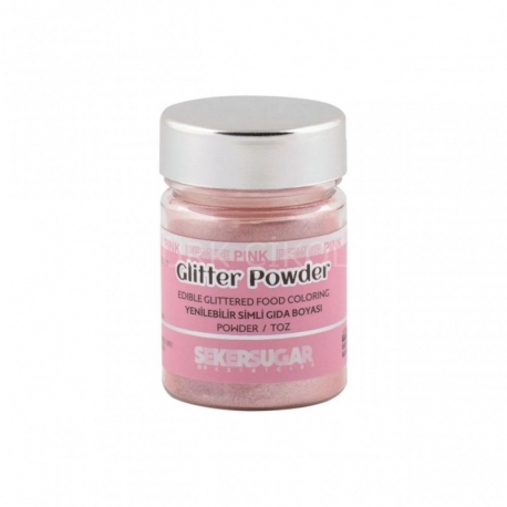 GLİTTER POWDER YENİLEBİLİR YALDIZ PEMBE 10GR