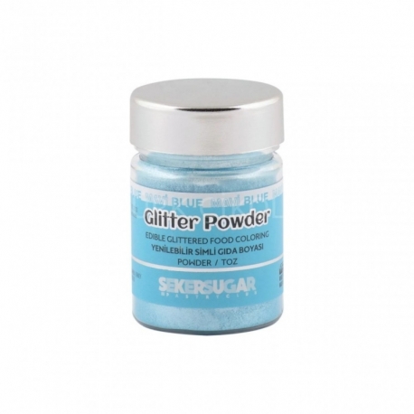 GLİTTER POWDER YENİLEBİLİR YALDIZ MAVİ 10GR