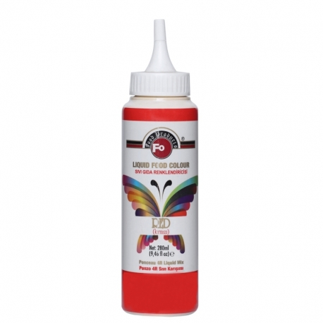 FO SIVI GIDA BOYASI KIRMIZI 280 ML